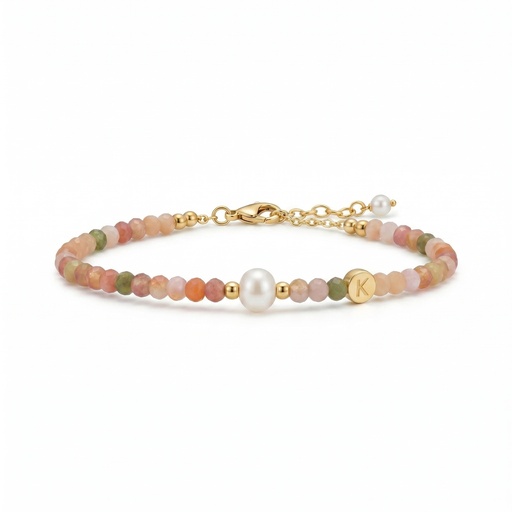 [10587] Glimmer pulsera (Multicolor Coral)