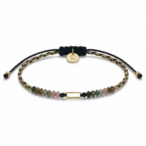 Anaga pulsera trenzada turmalina