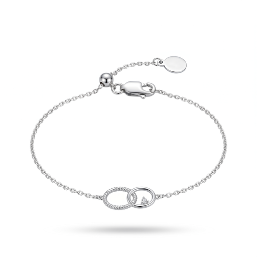 [10356] Willow pulsera aros labrado