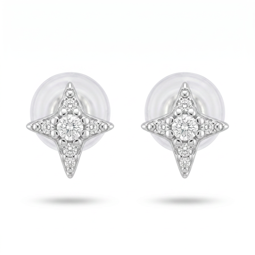 [10360] Willow pendientes cruz circonia