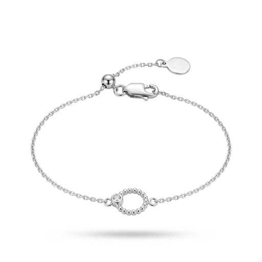 [10366] Willow pulsera aro labrado circonia