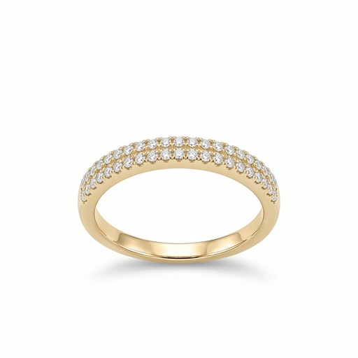 Lyric anillo cremallera circonia dorado