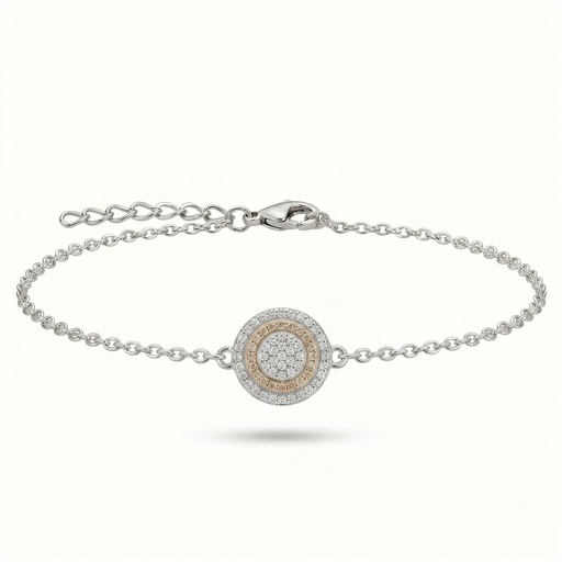 [10611] Lyric pulsera circulo circonia champagne