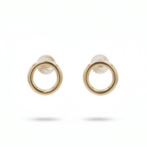 [10639] Serenity pendientes aro dorado