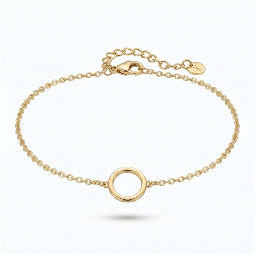 [10640] Serenity pulsera aro dorado